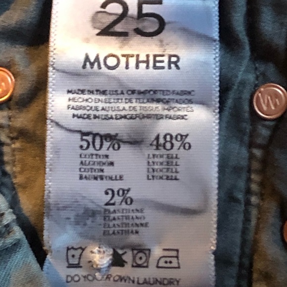 Mother Looker Jeans Spontaneous Combustion GrayDye - Picture 5 of 6